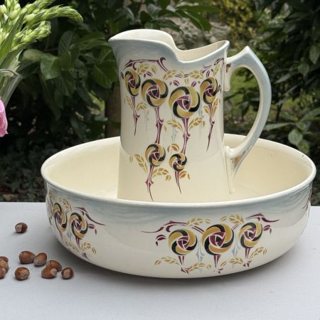 Набор для умывания кувшин и таз Turban Hamage&Moulin de Loups Франция ардеко