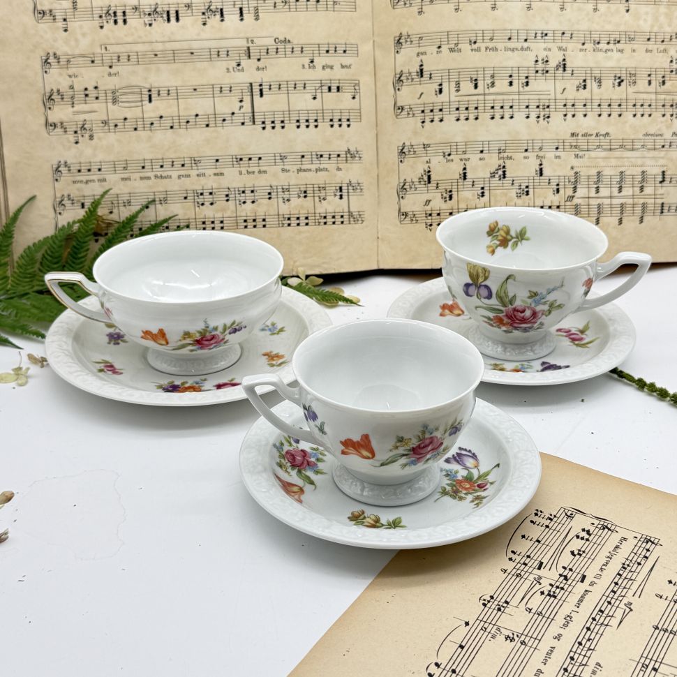 Чайная пара Rosenthal Maria Classic Rose 180 мл Германия