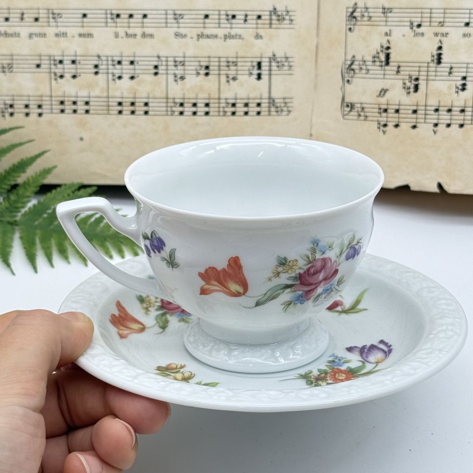 Чайная пара Rosenthal Maria Classic Rose 180 мл Германия