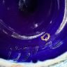 Ваза кобальт и эмаль 30 см в стиле Шамбор Франция