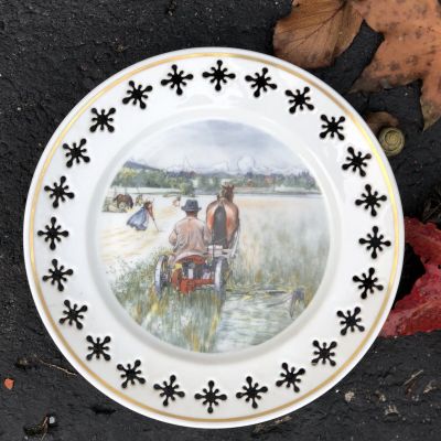 Тарелка Carl Larssons Мотив № 2 22 см фарфор Дания