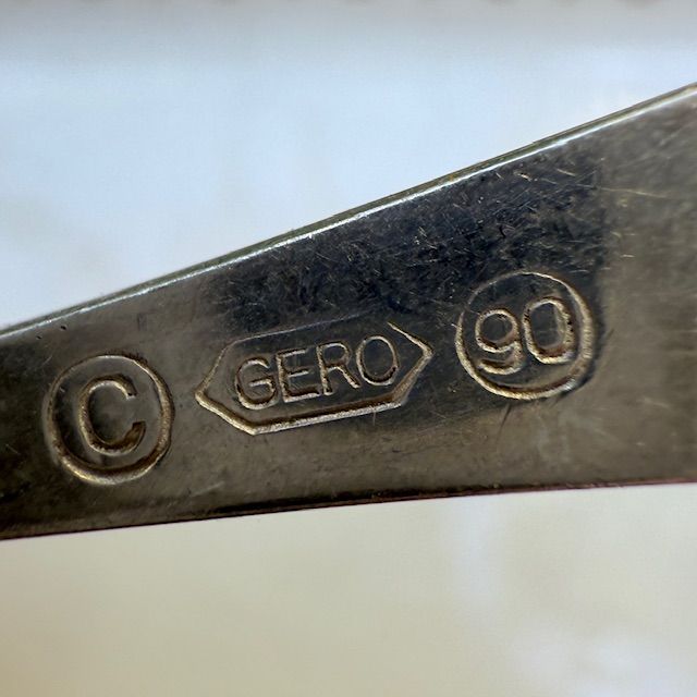 Ложка кофейная 9 см серебрение 100 по стали