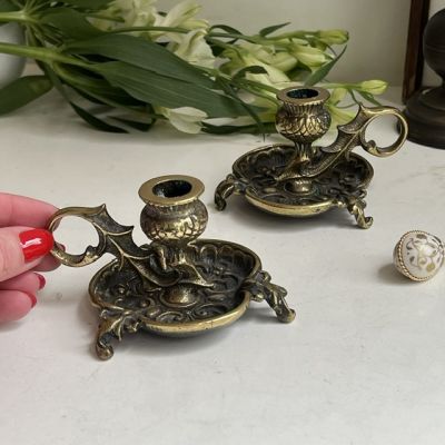 Подсвечник бронза на 1 свечу 