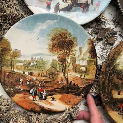 Тарелка Городской пейзаж 19 см Голландия