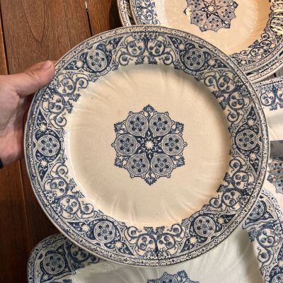 Тарелка 27 см Gien Франция 19 век