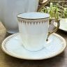Кофейная пара Limoges 130 мл фарфор Франция  