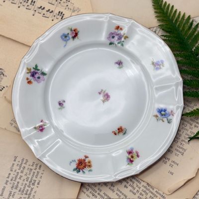 Тарелка Furstenberg Мелкоцвет 20 см фарфор Германия 