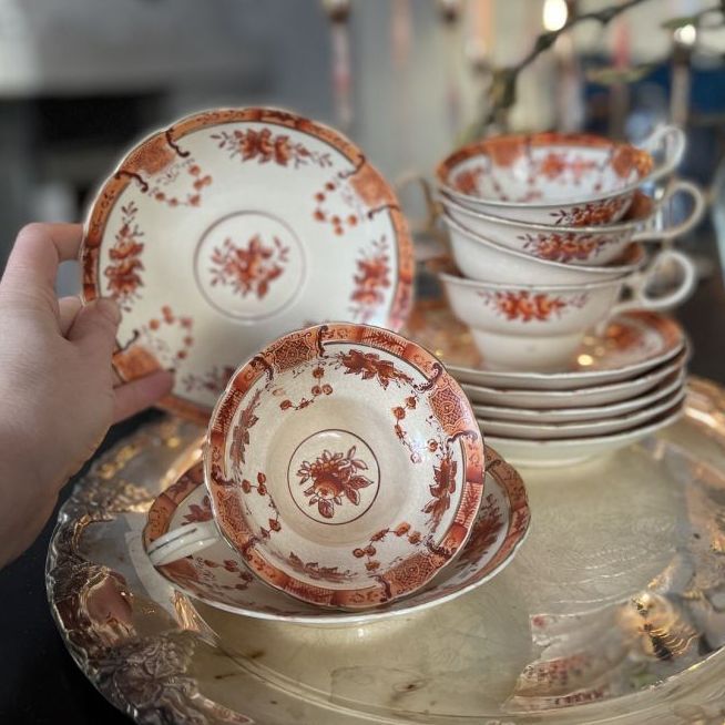 Чашка без блюдца 200 мл старинный фарфор