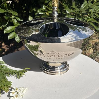  Охладитель для шампанского для 4 бутылок Moët & Chandon серебрение  