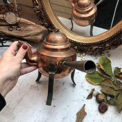 Чайник на ножках 0,4 л медь