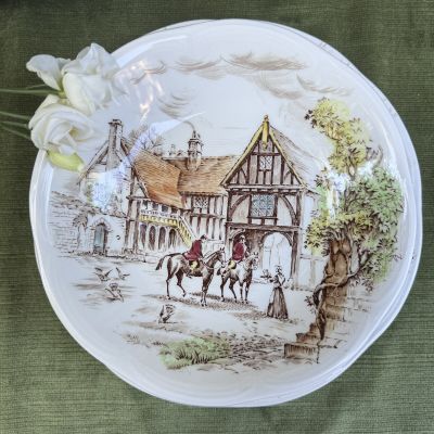 Тарелка глубокая Gien Ludlow 22 см Франция