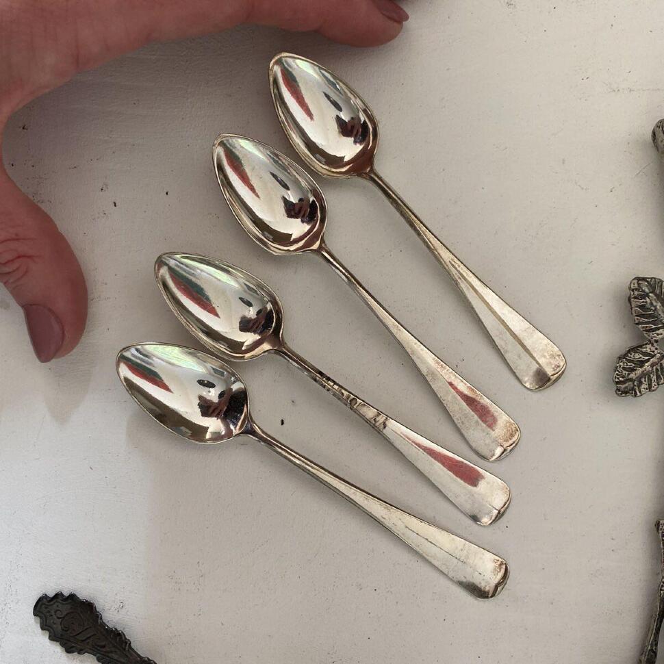 Ложка кофейная 11 см Модерн мельхиор