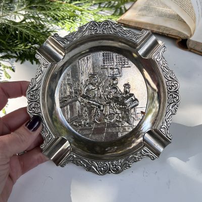 Пепельница 17 см сталь Голландия