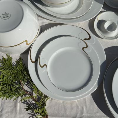 Тарелка Rosenthal Asimmetria 21 см Studio linie золочение Германия