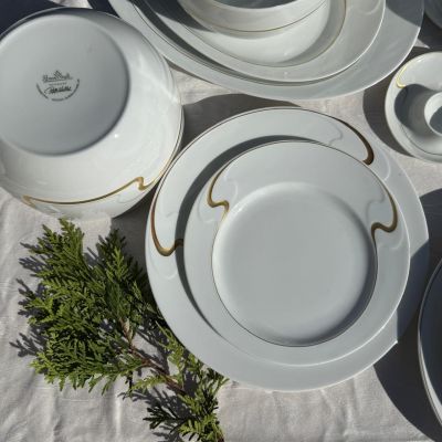 Тарелка Rosenthal Asimmetria 21 см Studio linie золочение Германия