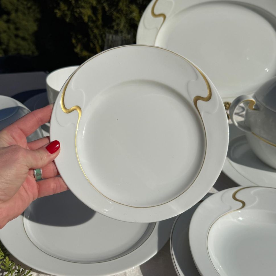 Тарелка Rosenthal Asimmetria 21 см Studio linie золочение Германия