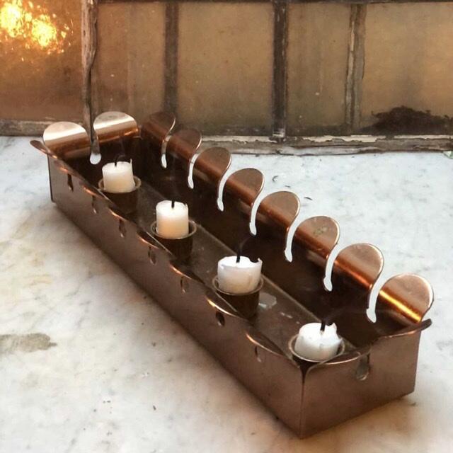 Подсвечник адвент волнистый край