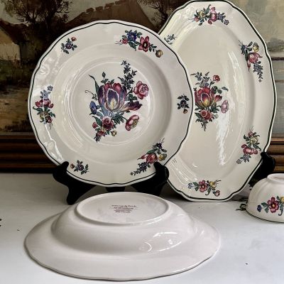 Тарелка глубокая Alt Strassburg ВиллеройБох 23 см фарфор Германия 1950-е гг