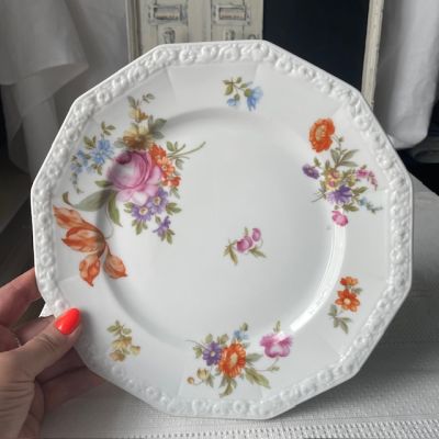 Тарелка Rosenthal Maria Classic Rose Мейсенский букет 25 см Германия