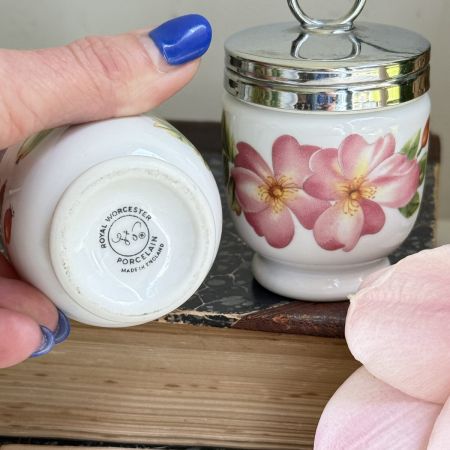 Кодлер на 1 яйцо Royal Worcester Крыжовник фарфор Англия 