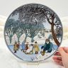 Тарелка Heinrich ВиллеройБох Winter 25 см фарфор Германия