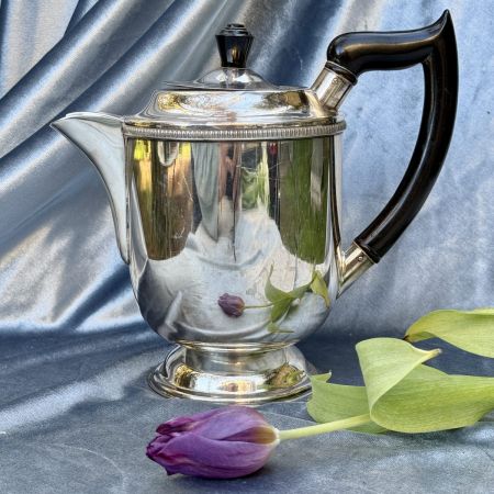 Чайник кофейник Garrard&Co 1 л серебрение Англия Ардеко