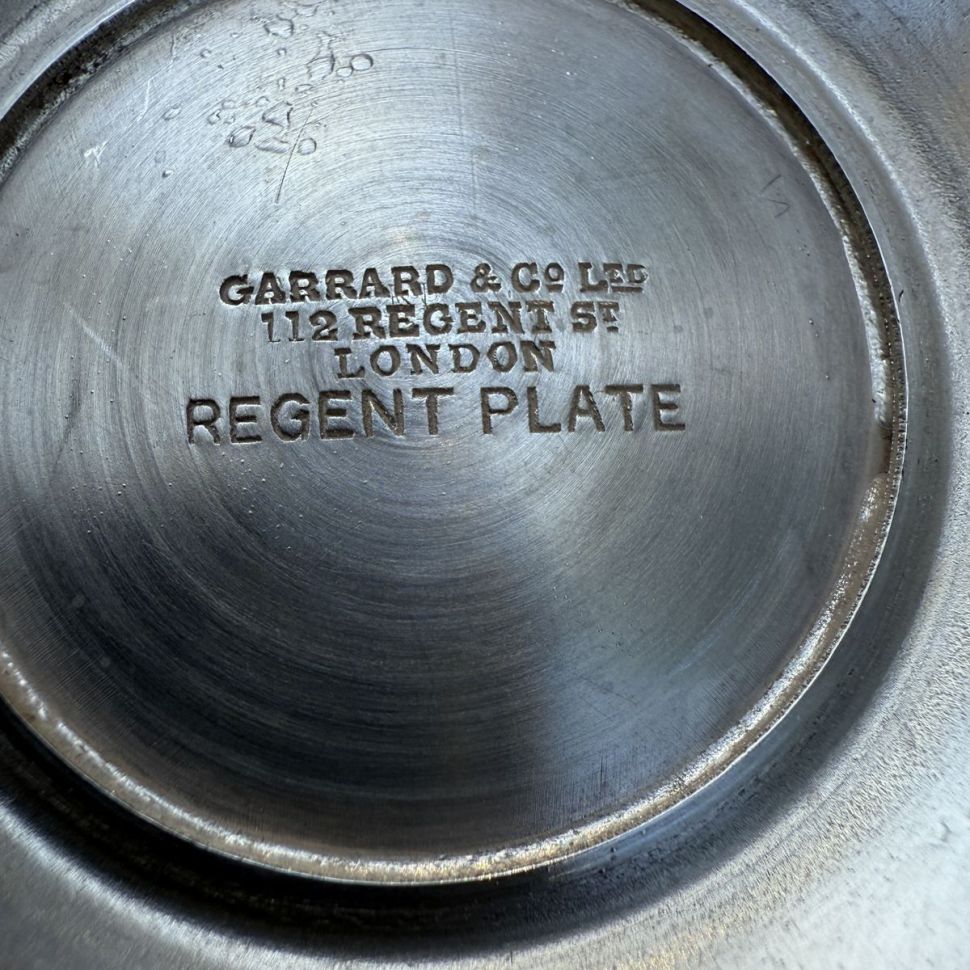 Чайник кофейник Garrard&Co 1 л серебрение Англия Ардеко