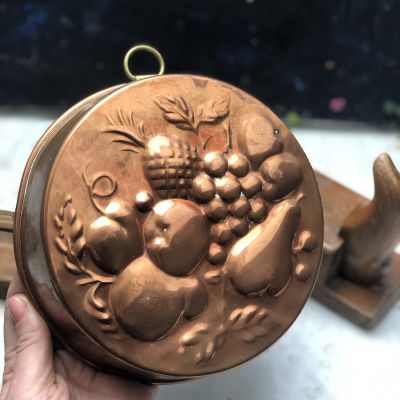 Форма для выпечки с подвесом 20 см Фрукты медь