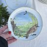 Тарелка Arzberg Birds of the Country Year Март 17 см фарфор Германия