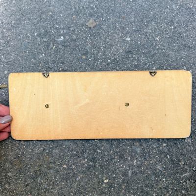 Вешалка для ключей 28 см дерево металлический сплав