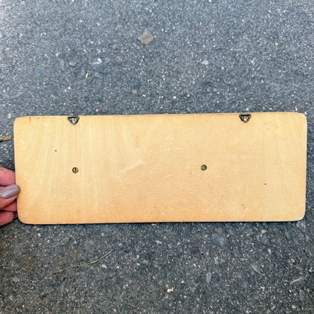 Вешалка для ключей 28 см дерево металлический сплав