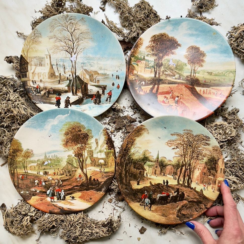 Тарелка Городской пейзаж 19 см Голландия