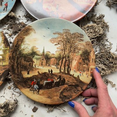 Тарелка Городской пейзаж 19 см Голландия