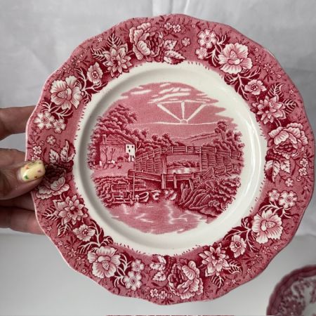 Тарелка Thames River scenes Palissy 20 см Англия 1950 г