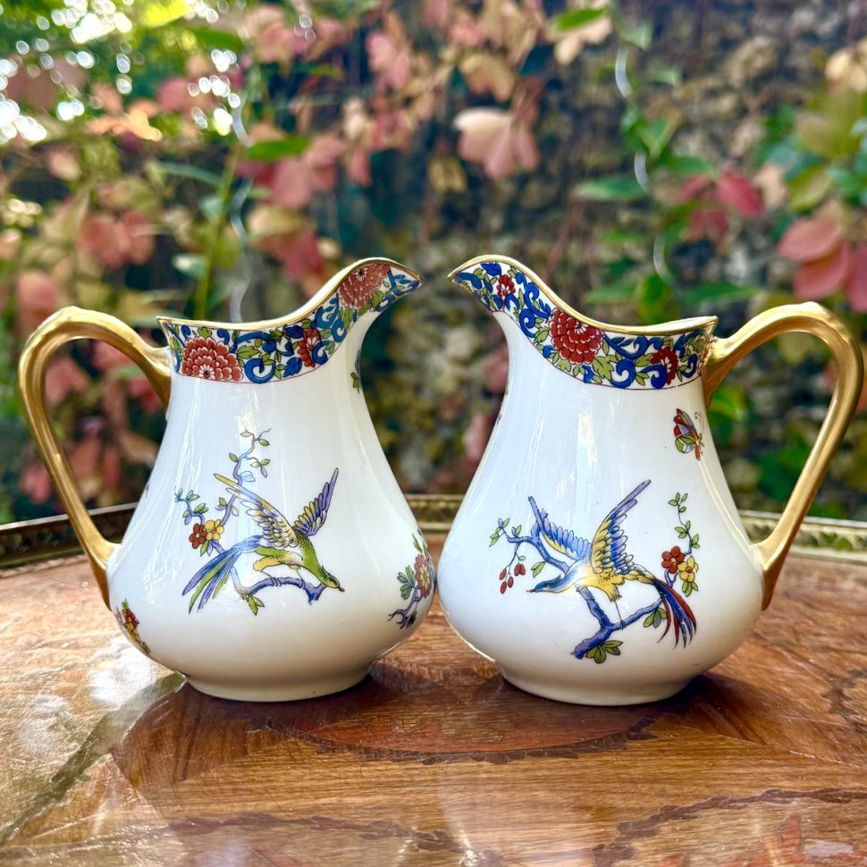 Молочник Limoges MF 350 мл фарфор Франция конец 19 в. 