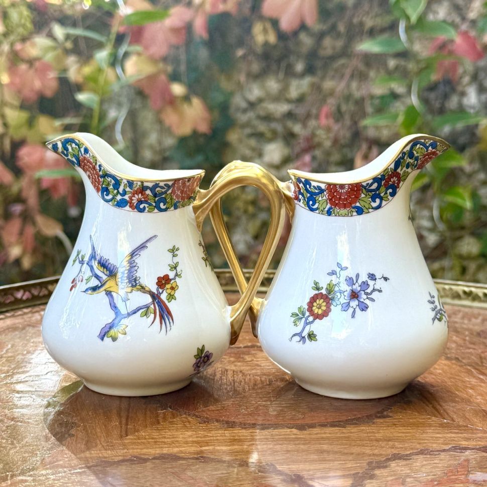 Молочник Limoges MF 350 мл фарфор Франция конец 19 в. 