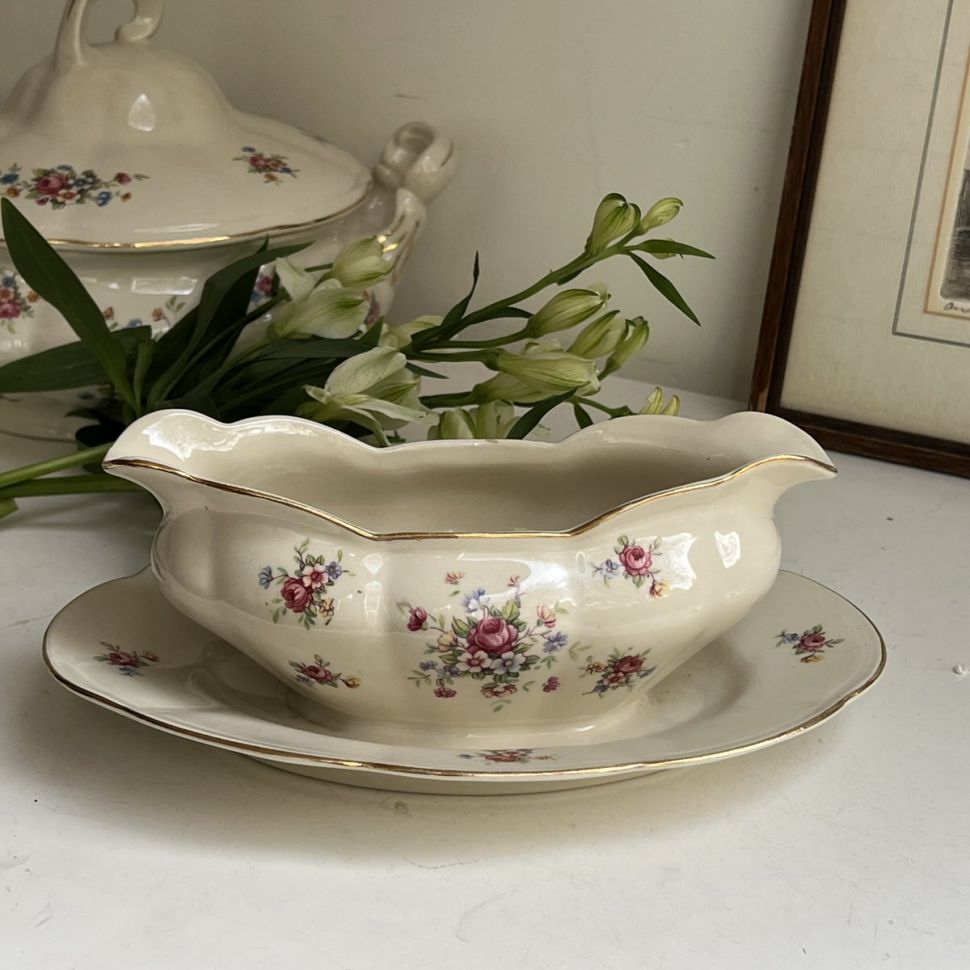 Соусник на блюде 450 мл Chodziez Польша