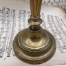 Подсвечник на одну свечу 27 см латунь