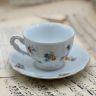 Чайная пара Furstenberg Мелкоцвет 200 мл фарфор Германия