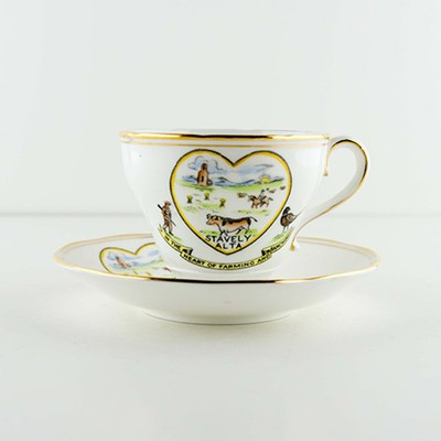 Чайная пара Солнечный луг фарфор