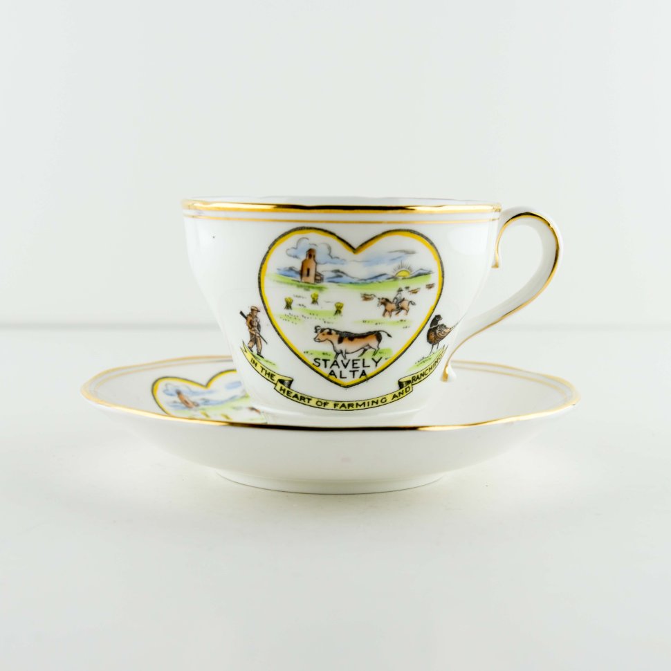 Чайная пара Солнечный луг фарфор