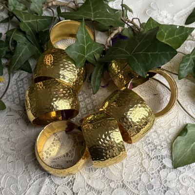 Кольцо для салфетки 4 см чеканка