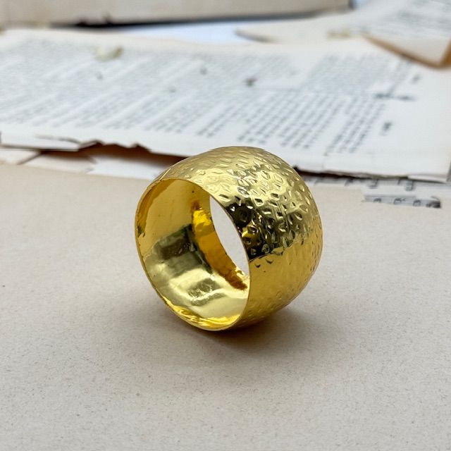 Кольцо для салфетки 4 см чеканка