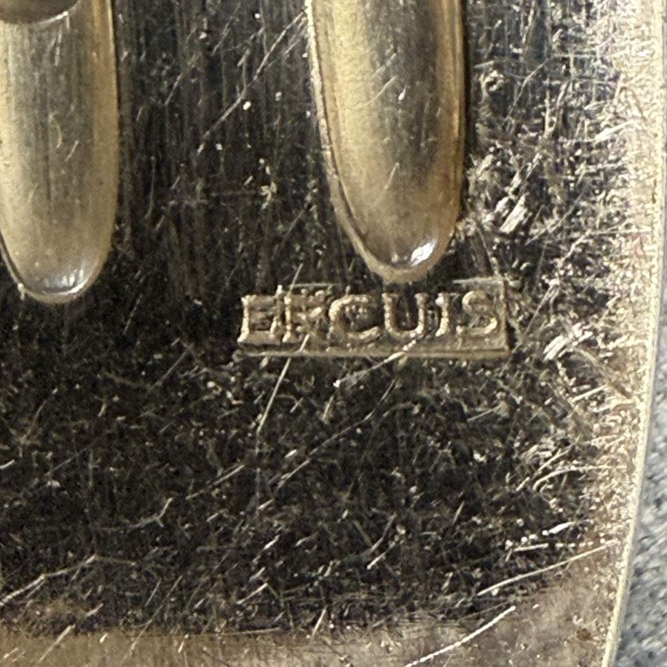  Набор столовых приборов на 12 персон Ercuis серебрение Франция 37 предметов