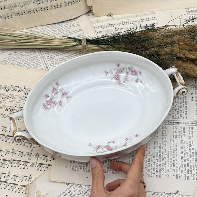 Легумье салатник без крышки Haviland Limoges 29 см фарфор Франция