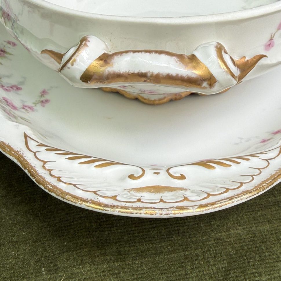 Легумье салатник без крышки Haviland Limoges 29 см фарфор Франция