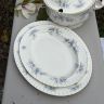 Блюдо овальное Royal Albert Blue Blossom 35 см Англия
