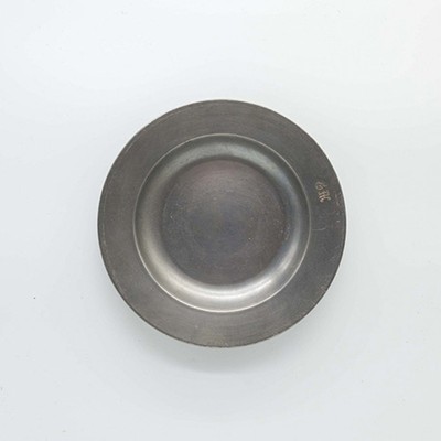 Тарелка малая олово 17 см