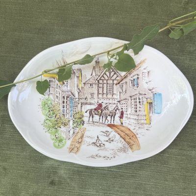 Блюдо селедочница Gien Ludlow 25 см Франция