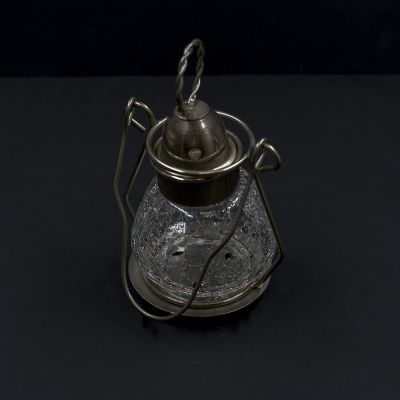 Подсвечник фонарь стекло кракелюр